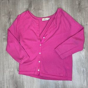 Vineyard Vines pink cardigan